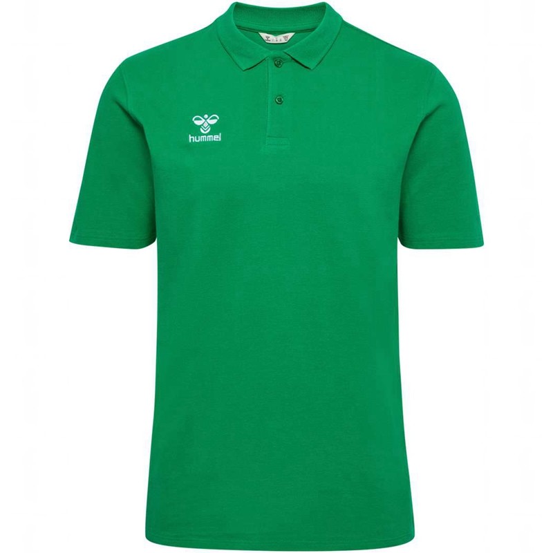 Pánské Polo Triko Hummel Go 2.0 Zelene | 992341-370