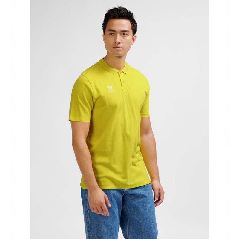 Pánské Polo Triko Hummel Go 2.0 Žluté | 273915-850