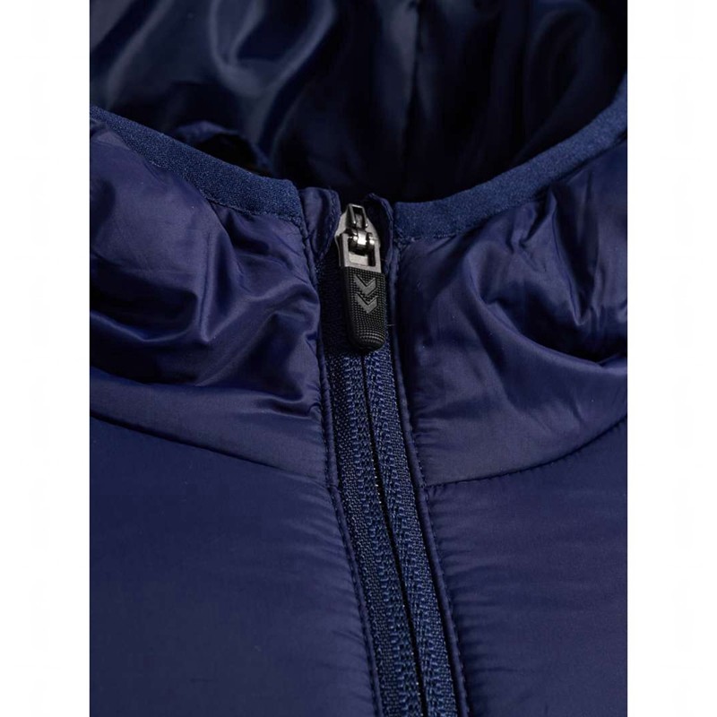 Pánské Polo Triko Hummel Go Quilted Hood Tmavě Blankyt | 428099-769