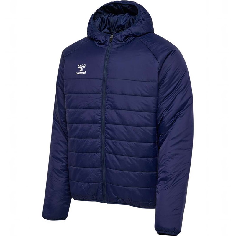 Pánské Polo Triko Hummel Go Quilted Hood Tmavě Blankyt | 428099-769