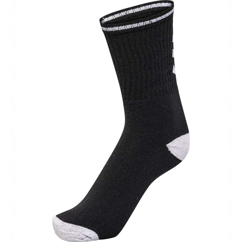 Pánské Ponožky Hummel 3-pack Single Stripe Crew Černé | 357020-883