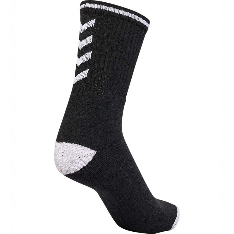 Pánské Ponožky Hummel 3-pack Single Stripe Crew Černé | 357020-883