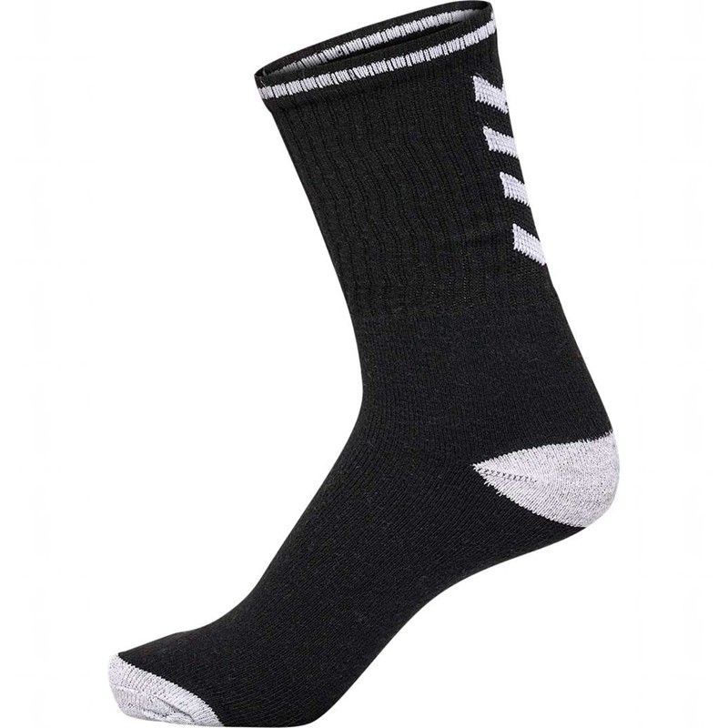 Pánské Ponožky Hummel 3-pack Single Stripe Crew Černé | 357020-883