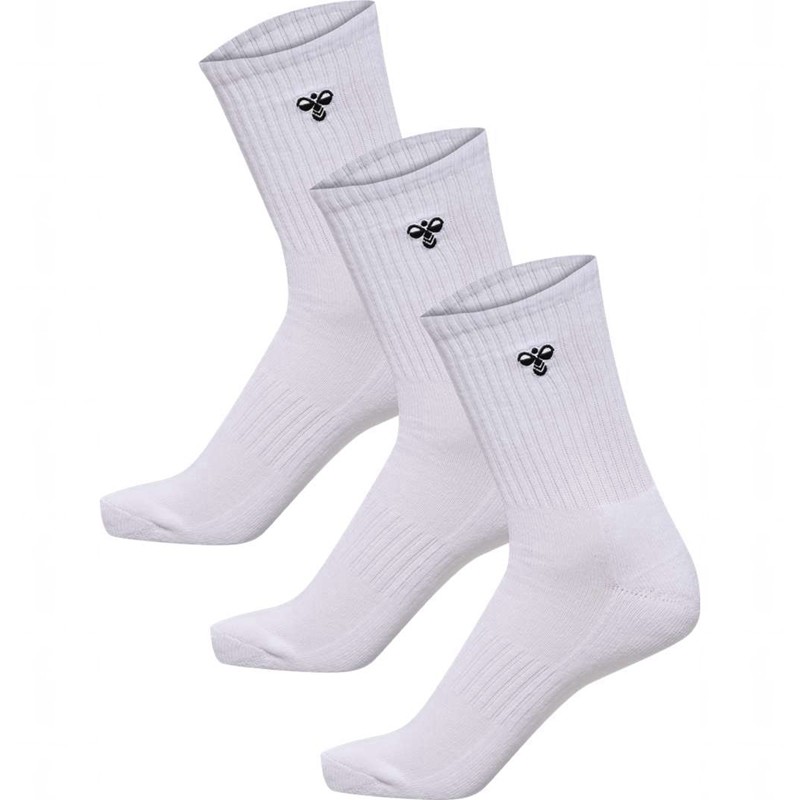 Pánské Ponožky Hummel 3-packs Bee Bílé | 976361-144