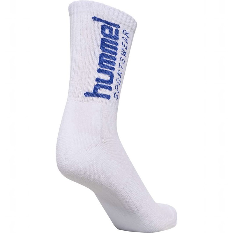 Pánské Ponožky Hummel 3-packs Sportswear Big Bílé | 845190-619