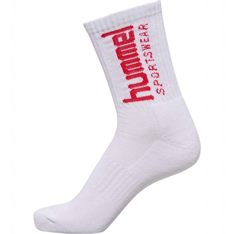 Pánské Ponožky Hummel 3-packs Sportswear Big Bílé | 845190-619