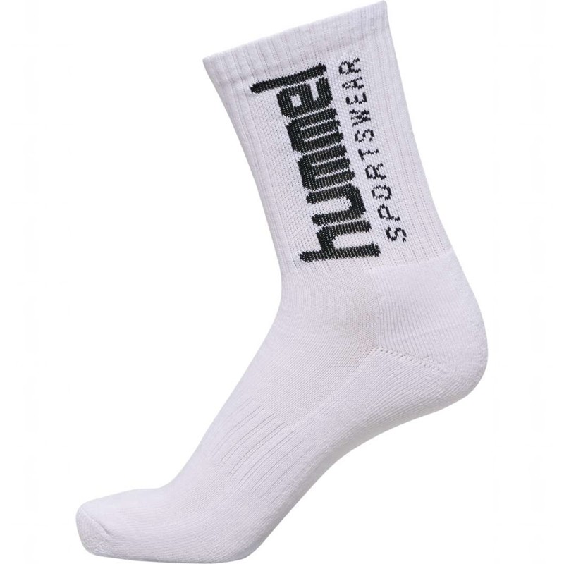 Pánské Ponožky Hummel 3-packs Sportswear Big Bílé | 845190-619