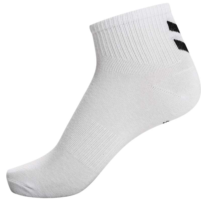 Pánské Ponožky Hummel Chevron 6-pack Mid Cuts Bílé | 635797-705