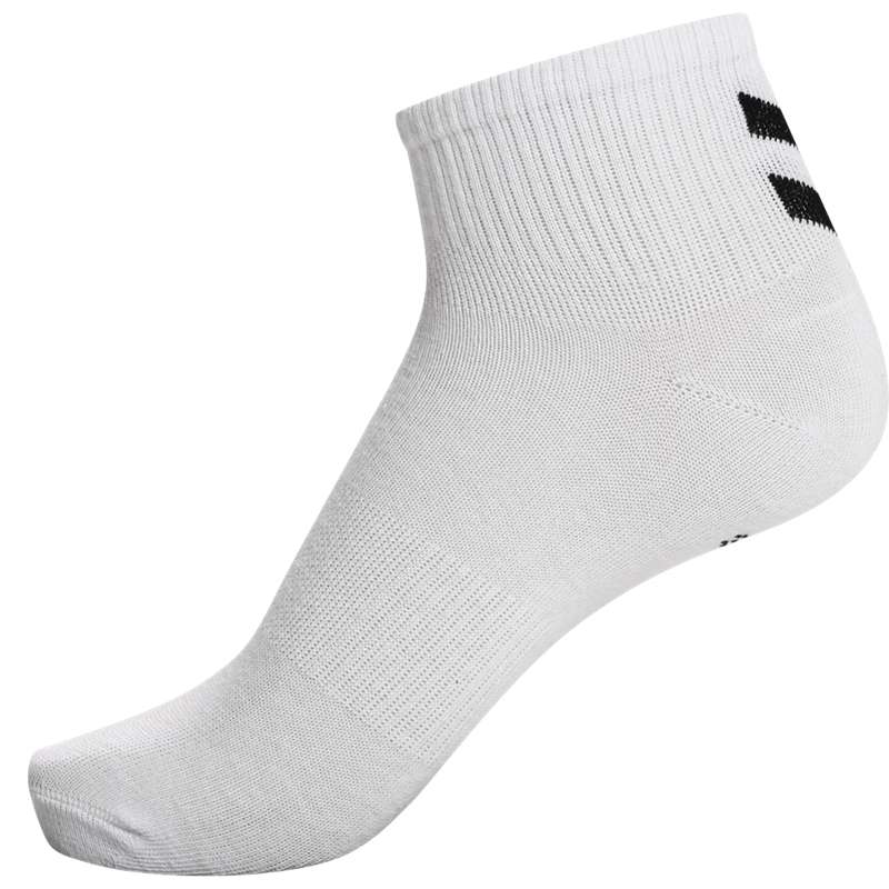 Pánské Ponožky Hummel Chevron 6-pack Mid Cuts Bílé | 059428-446