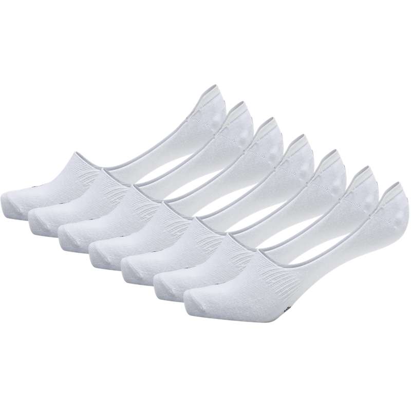 Pánské Ponožky Hummel Chevron 6-pack No Shows Bílé | 543060-301