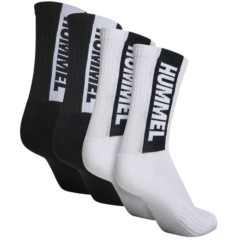 Pánské Ponožky Hummel Legacy Core 4-packs Mix Bílé | 546442-194