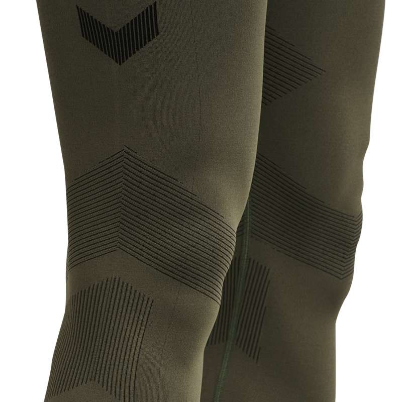 Pánské Punčochové Kalhoty Hummel Hummel First Seamless Tr Olivy Zelené | 240141-663