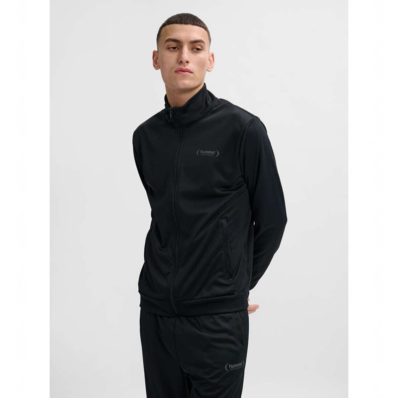 Pánské Sportovní Oblečení Hummel Felix Poly Tracksuit Černé | 030062-193