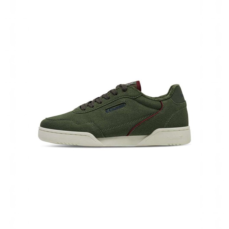 Pánské Tenisky Hummel Forli Synth. Suede Zelene | 730722-762