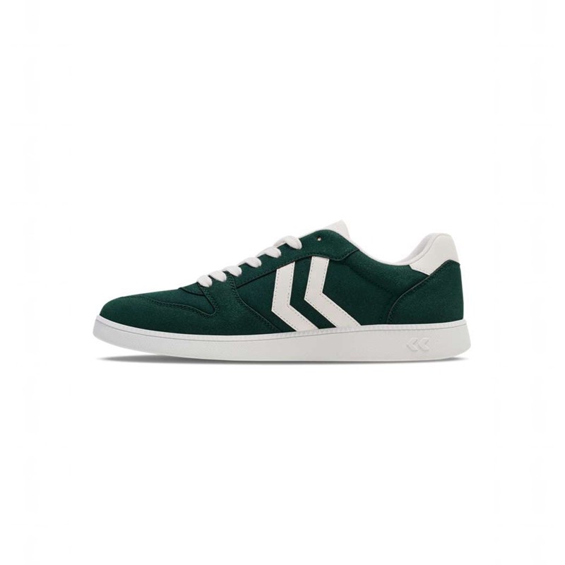 Pánské Tenisky Hummel Handball Perfekt Cl Zelene | 227449-719