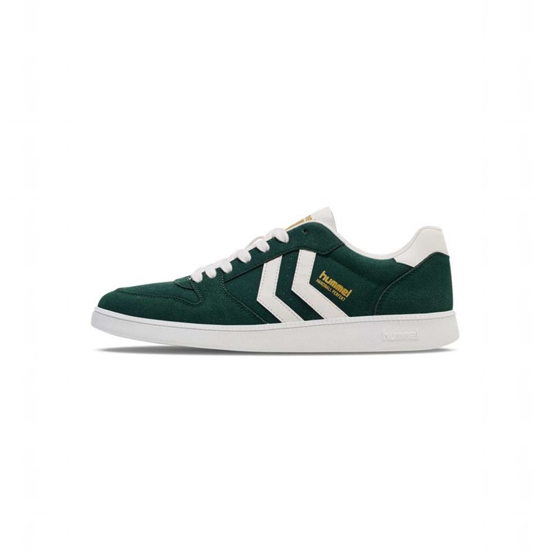 Pánské Tenisky Hummel Handball Perfekt Cl Zelene | 227449-719