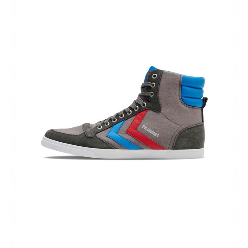 Pánské Tenisky Hummel Hummel Slimmer Stadil High Šedé | 146215-609