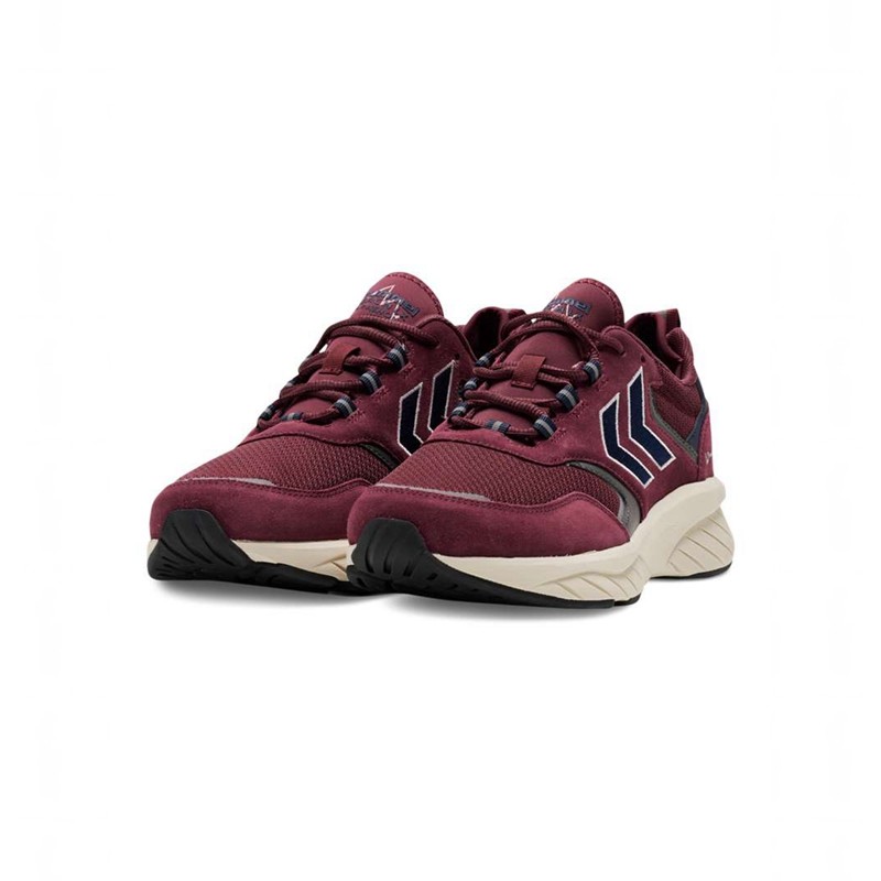 Pánské Tenisky Hummel Marathona Reach Lx Vínové | 018054-200