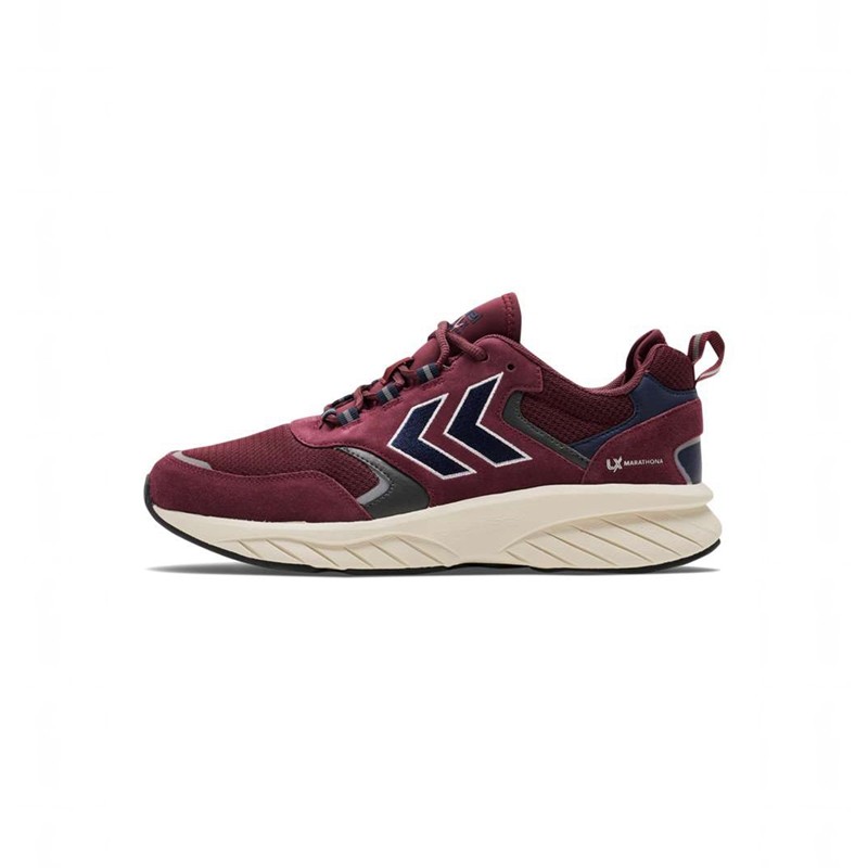 Pánské Tenisky Hummel Marathona Reach Lx Vínové | 018054-200