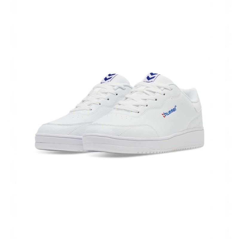 Pánské Tenisky Hummel Match Point Bílé | 547237-046