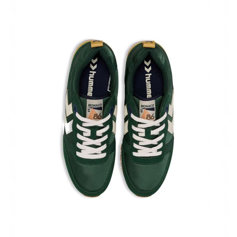 Pánské Tenisky Hummel Monaco 86 Ns Zelene | 471474-239