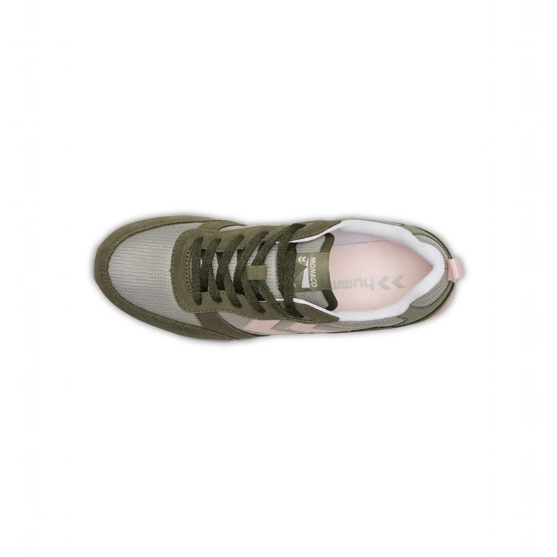 Pánské Tenisky Hummel Monaco 86 Olivy Zelené | 703951-454