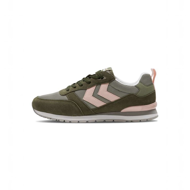Pánské Tenisky Hummel Monaco 86 Olivy Zelené | 703951-454