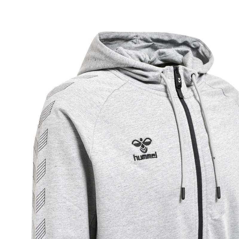 Pánské Tenisky Hummel Move Grid Cotton Zip Šedé | 740948-497