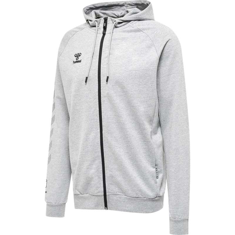 Pánské Tenisky Hummel Move Grid Cotton Zip Šedé | 740948-497