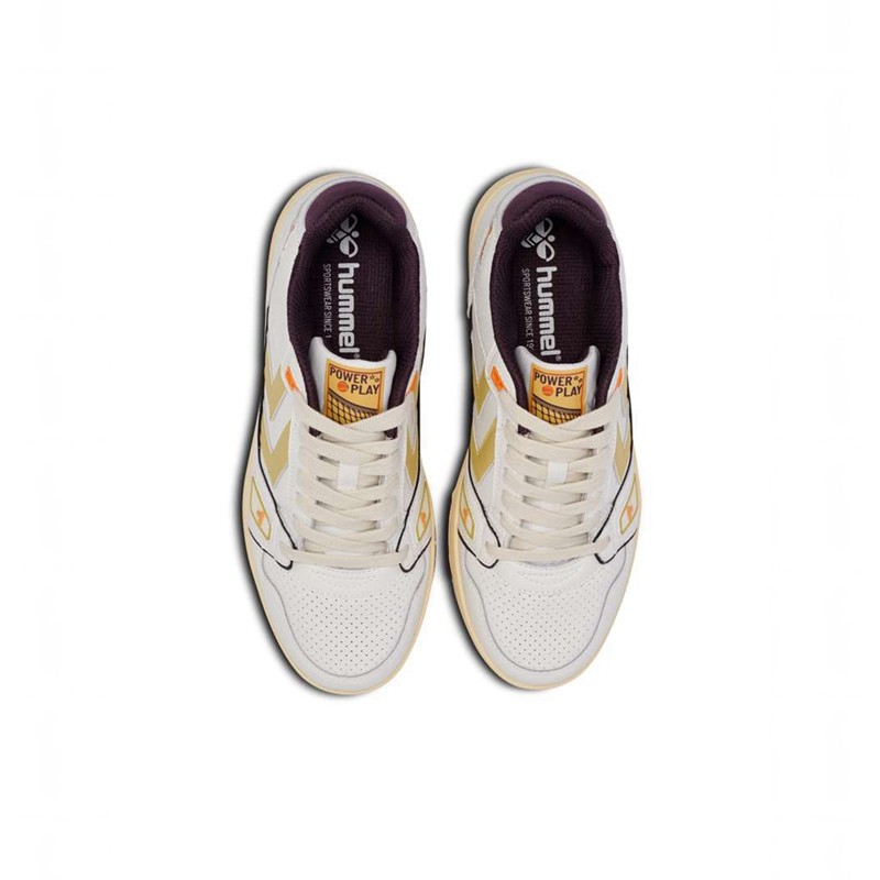 Pánské Tenisky Hummel Power Play Lx-e Ap2 Bílé | 366438-121