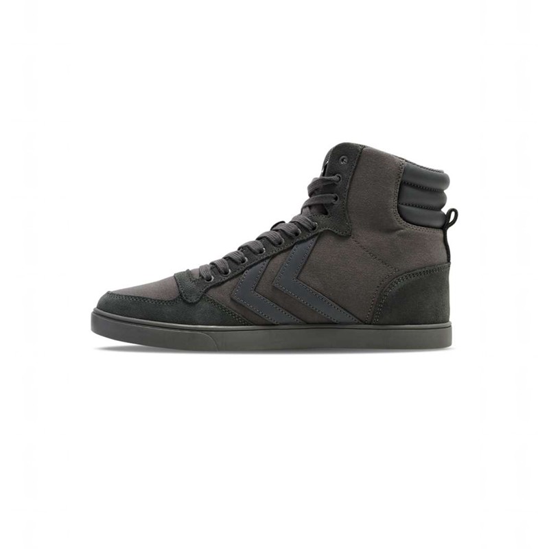 Pánské Tenisky Hummel Slimmer Stadil Tonal High Šedé | 212342-099