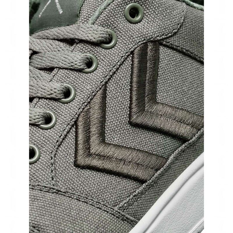 Pánské Tenisky Hummel St. Power Play Canvas Šedé | 149893-271