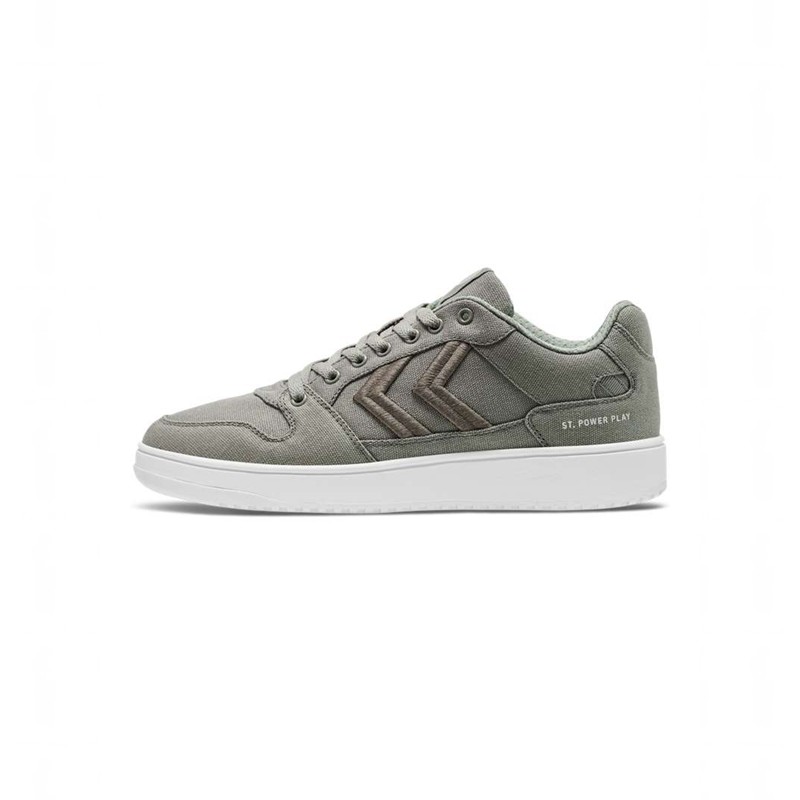 Pánské Tenisky Hummel St. Power Play Canvas Šedé | 149893-271