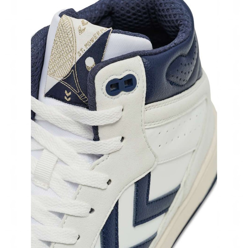 Pánské Tenisky Hummel St. Power Play Mid Rtm Bílé | 462431-607