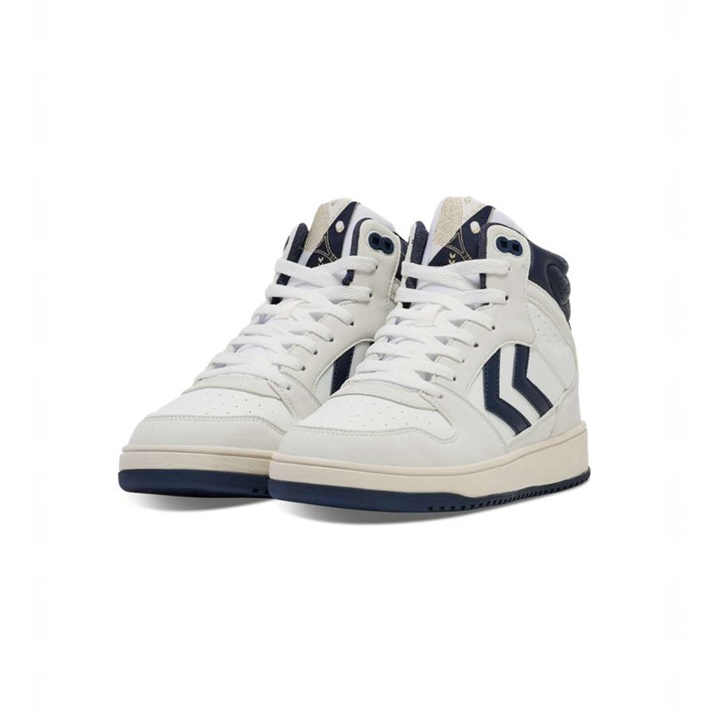 Pánské Tenisky Hummel St. Power Play Mid Rtm Bílé | 462431-607