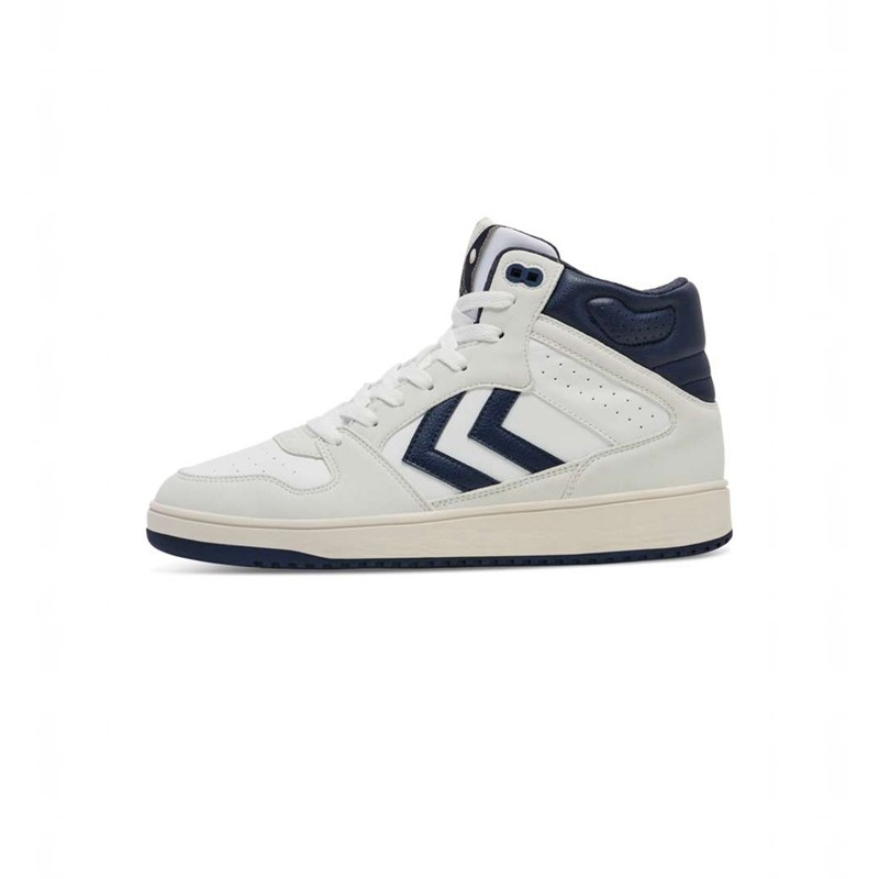 Pánské Tenisky Hummel St. Power Play Mid Rtm Bílé | 462431-607