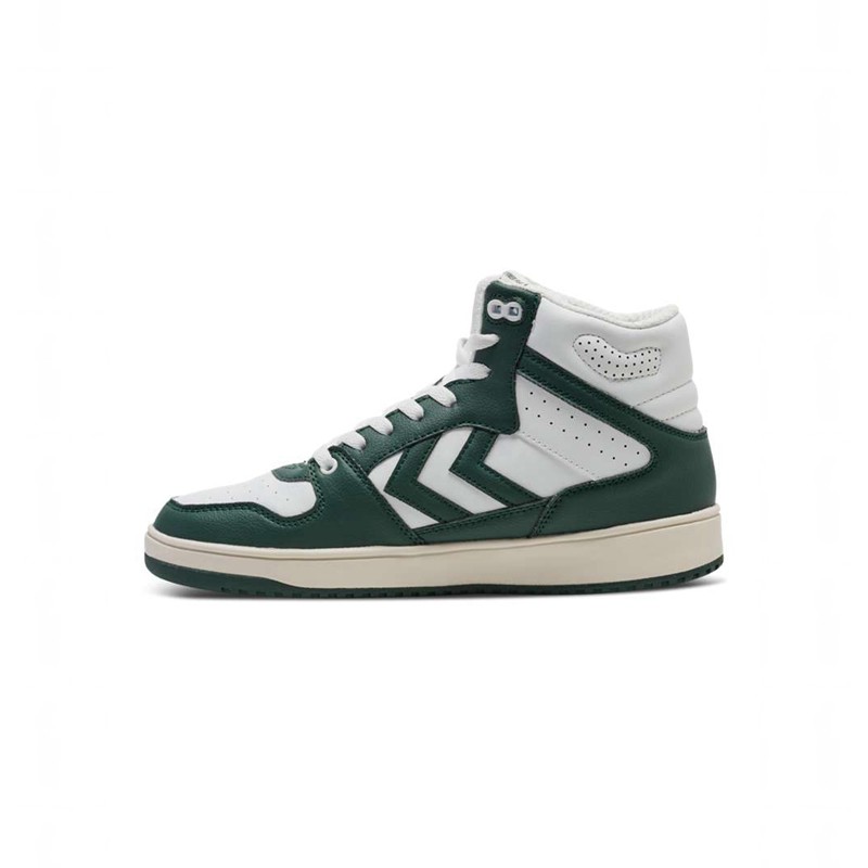 Pánské Tenisky Hummel St. Power Play Mid Rt Bílé | 296523-040