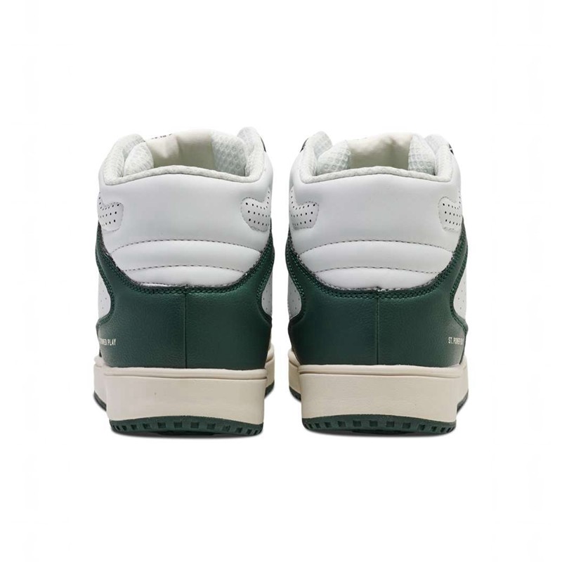 Pánské Tenisky Hummel St. Power Play Mid Rt Bílé | 296523-040