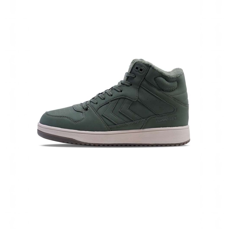 Pánské Tenisky Hummel St. Power Play Mid Tex Zelene | 215712-835
