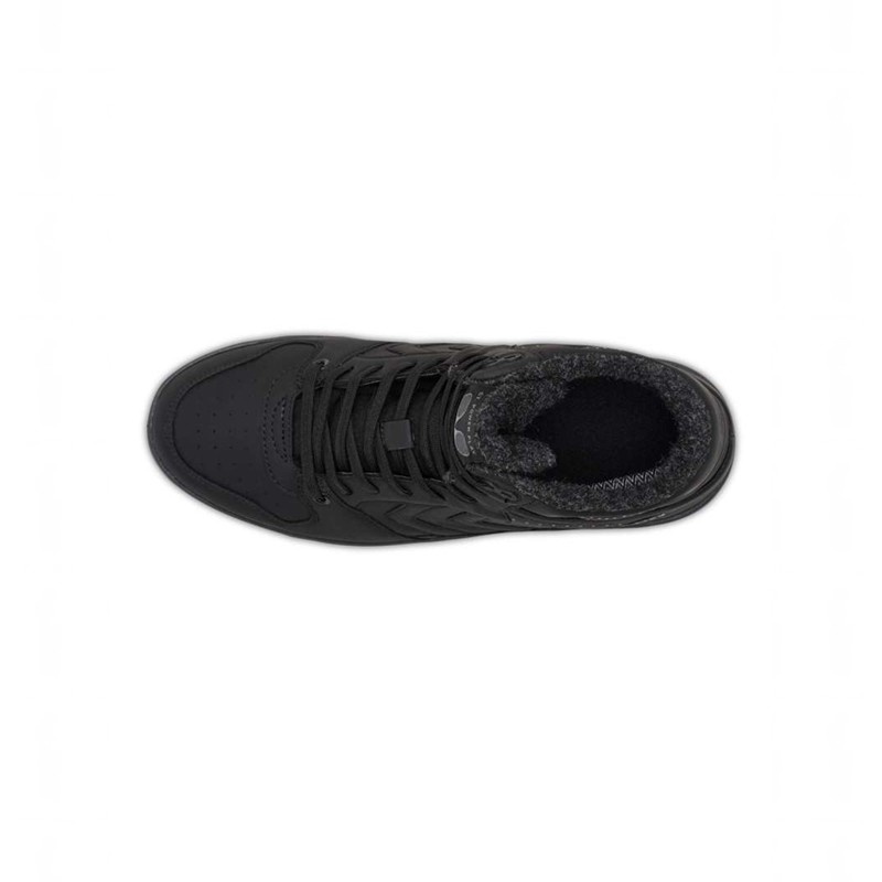 Pánské Tenisky Hummel St. Power Play Mid Tex Černé | 865803-983