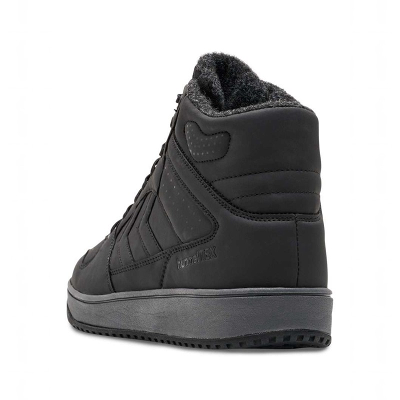 Pánské Tenisky Hummel St. Power Play Mid Tex Černé | 865803-983