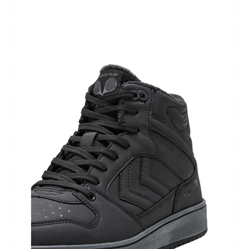 Pánské Tenisky Hummel St. Power Play Mid Tex Černé | 865803-983