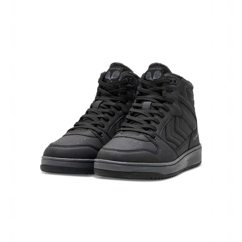 Pánské Tenisky Hummel St. Power Play Mid Tex Černé | 865803-983