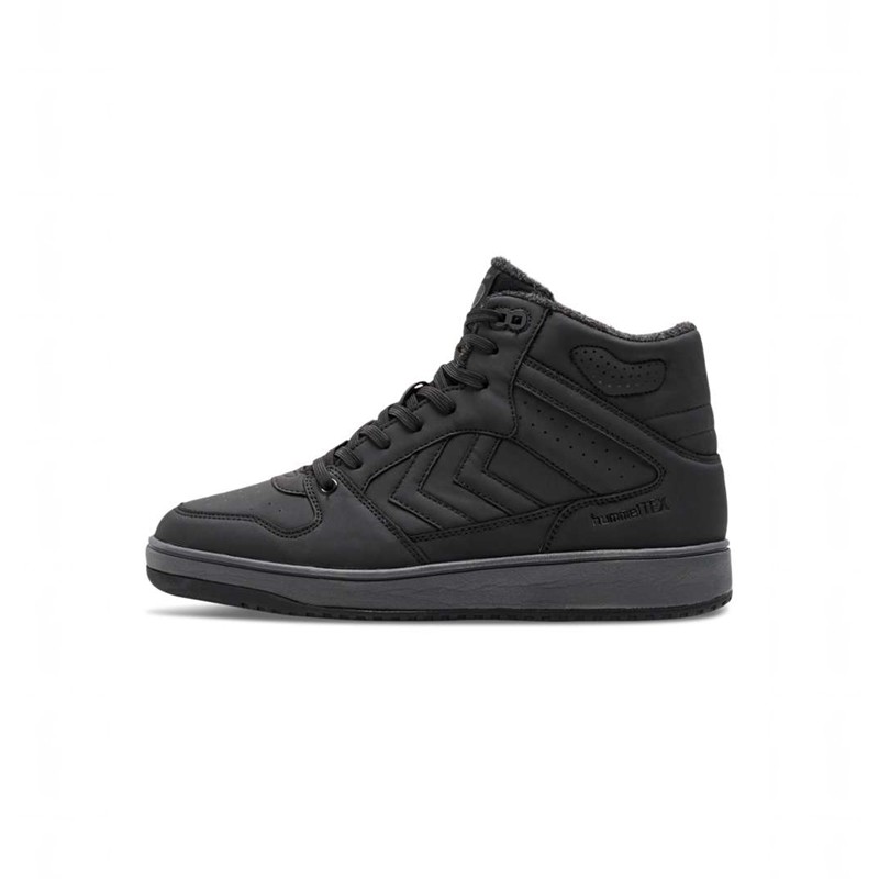 Pánské Tenisky Hummel St. Power Play Mid Tex Černé | 865803-983