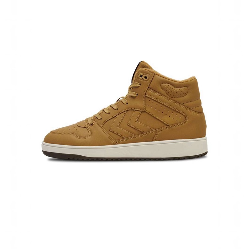 Pánské Tenisky Hummel St. Power Play Mid Winter Hnědé | 322143-001