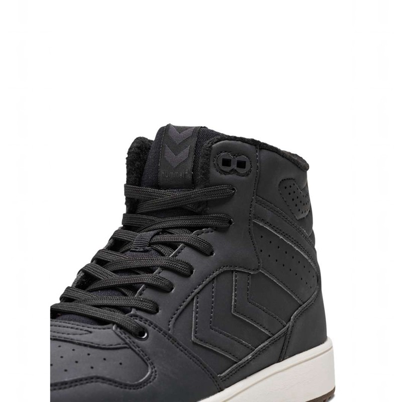 Pánské Tenisky Hummel St. Power Play Mid Winter Černé | 553681-893