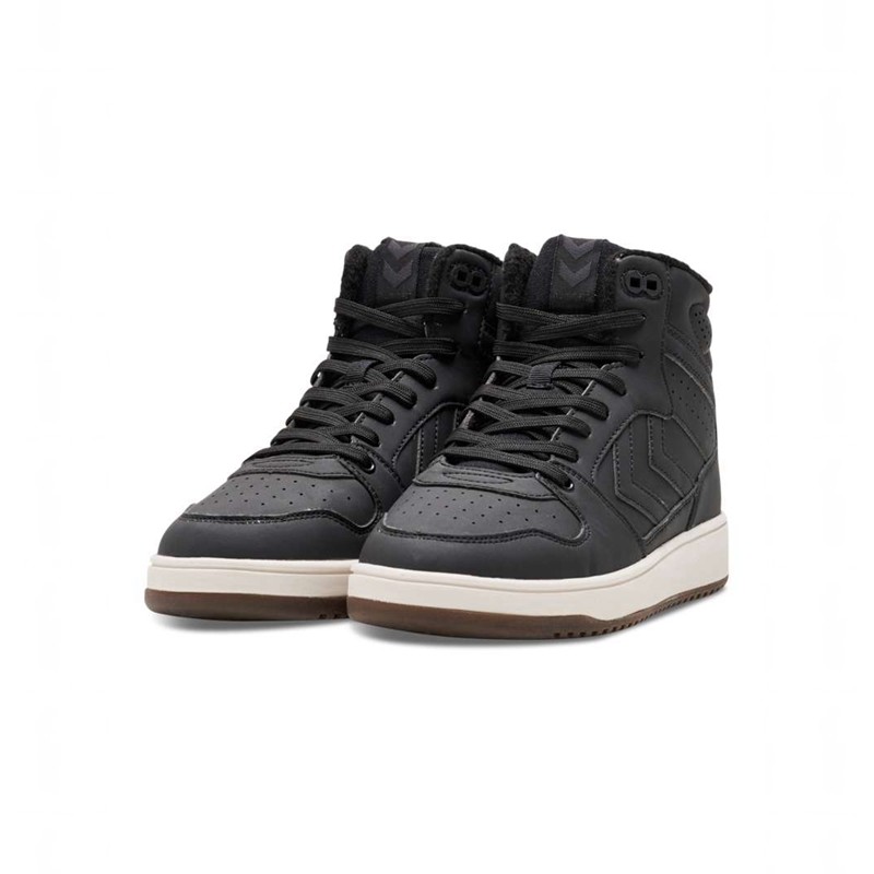 Pánské Tenisky Hummel St. Power Play Mid Winter Černé | 553681-893