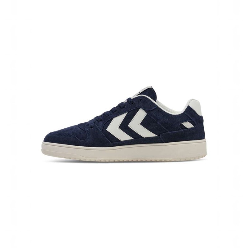 Pánské Tenisky Hummel St. Power Play Suede Tmavě Blankyt | 815214-139