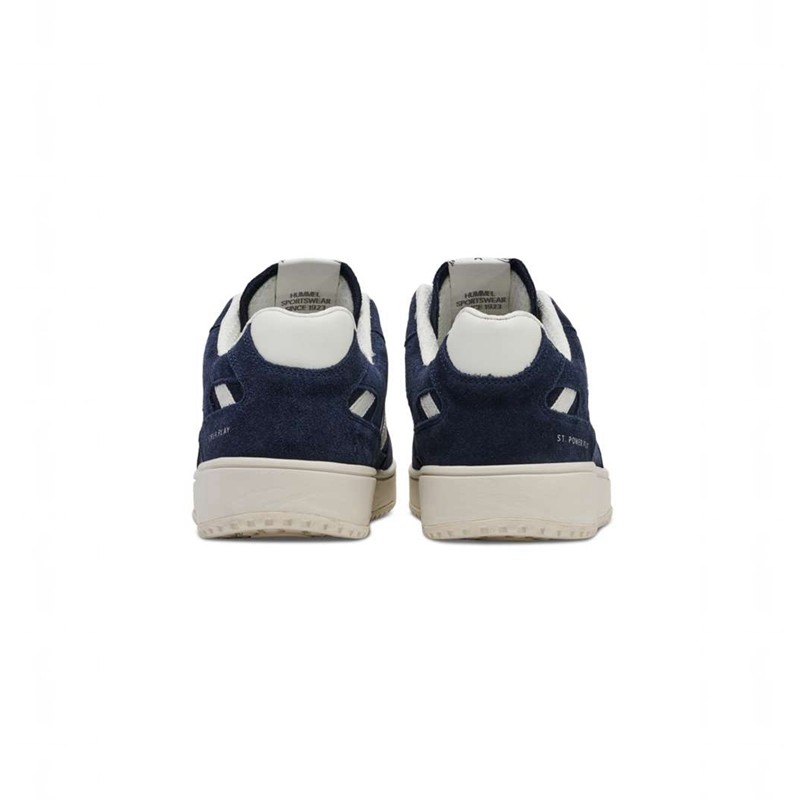 Pánské Tenisky Hummel St. Power Play Suede Tmavě Blankyt | 815214-139