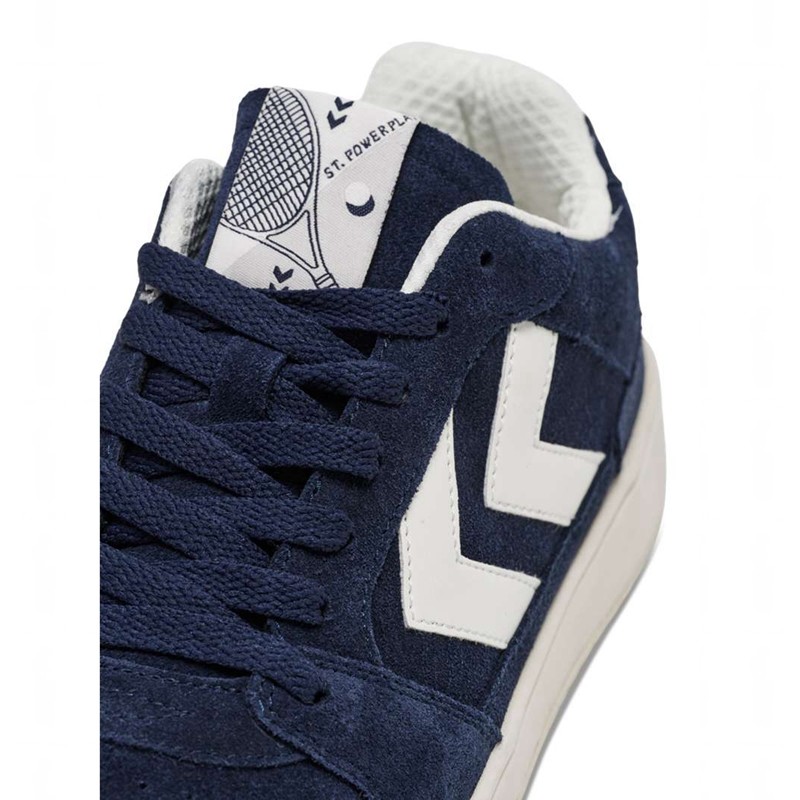 Pánské Tenisky Hummel St. Power Play Suede Tmavě Blankyt | 815214-139
